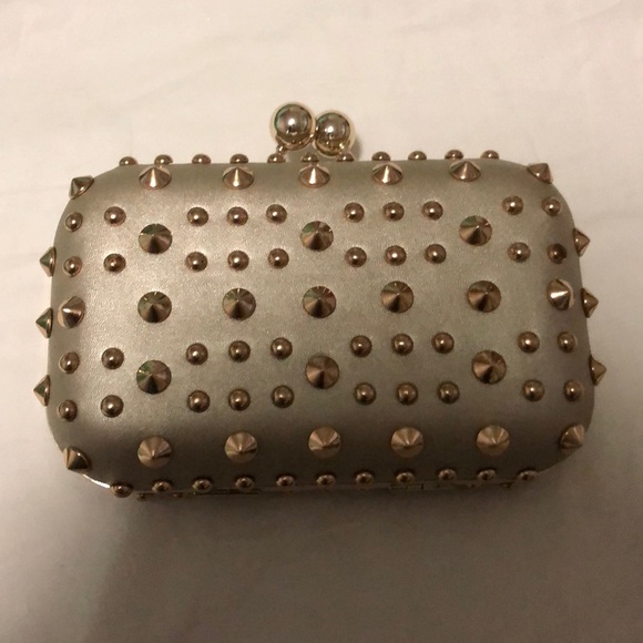 Gold Studded Hand Bag - Picture 1 of 2